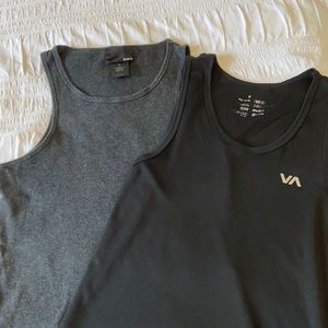 RVCA (s) & Hurley (m) two tank tops